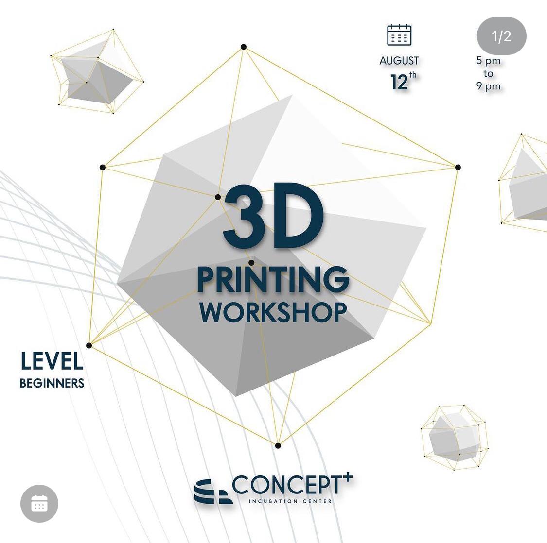 3D Printing Workshop with Dubai Builds